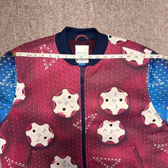 Rare 2014 Mary Katrantzou Adidas Originals Printed Bomber Jacket XL EUC - Picture 7 of 13